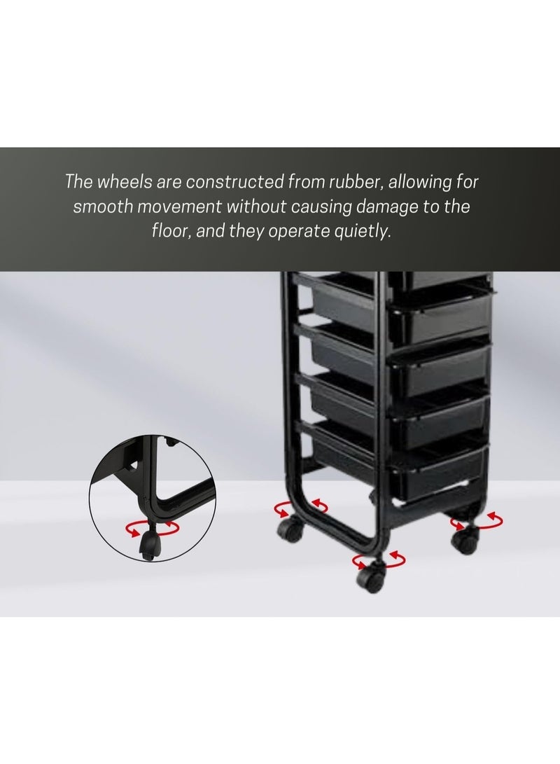 التداول الإلكتروني SD عربة صالون متعددة الوظائف، عربة حلاقة عالية الجودة، مساحة تخزين إضافية وتصميم متعدد الاستخدامات من إس دي إي تريدينج - Image 5